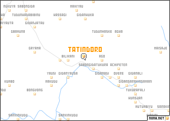 map of Tatindoro