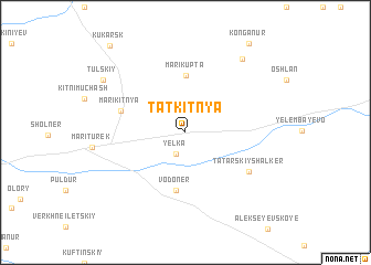 map of Tat-Kitnya