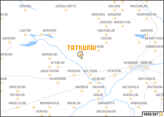 map of Tatkūnai