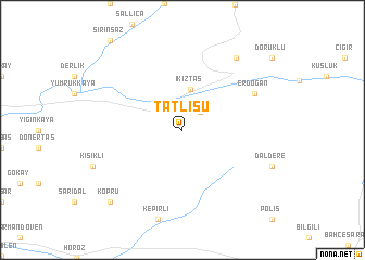 map of Tatlısu