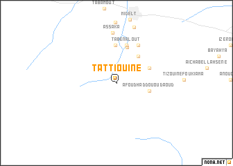 map of Tattiouine