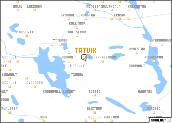 map of Tätvik