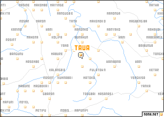 map of Taua