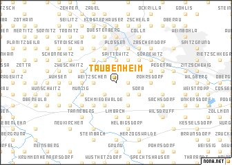map of Taubenheim