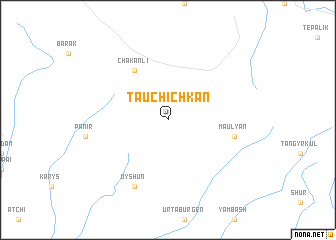 map of Tau-Chichkan