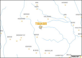 map of Taukan