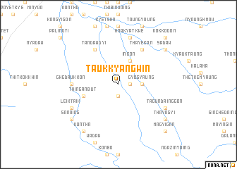 map of Taukkyangwin