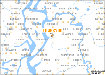 map of Taukkyan