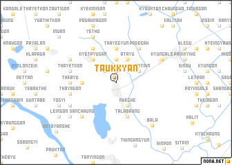 map of Taukkyan