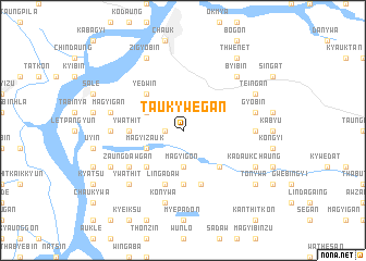 map of Taukywegan