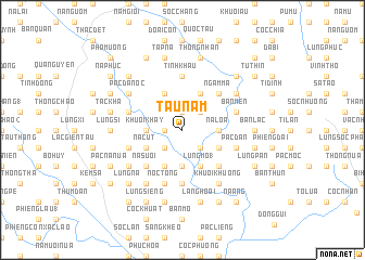 map of Tẩu Năm