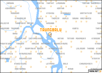 map of Taungbalu