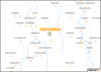 map of Taungbauk