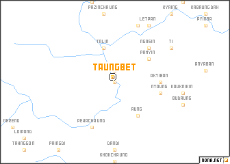 map of Taungbet