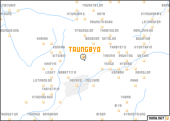 map of Taungbyo