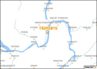 map of Taungbyu