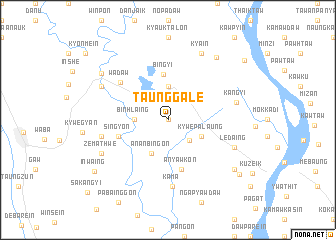 map of Taunggale