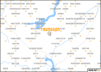 map of Taunggon