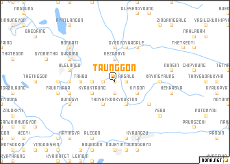 map of Taunggon