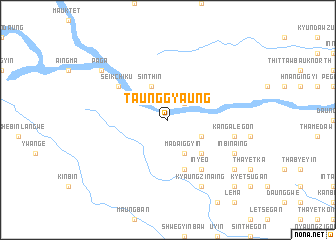 map of Taunggyaung