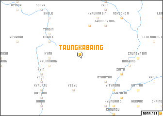 map of Taung Kabaing