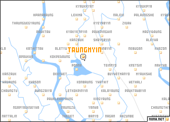 map of Taungmyin