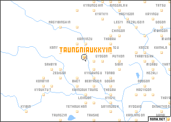 map of Taungni Aukkyin