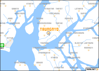 map of Taungnyo