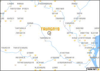 map of Taungnyo