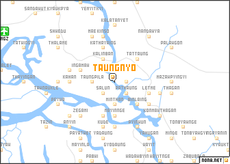 map of Taungnyo