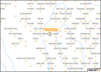 map of Taungsi