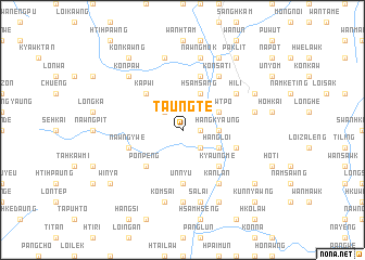 map of Taung Te