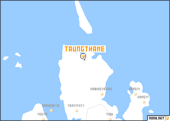 map of Taungthame