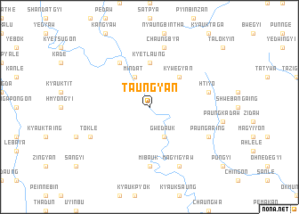 map of Taungyan