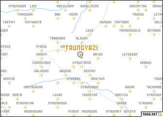 map of Taungyazi