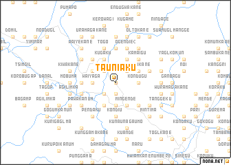 map of Tauniaku