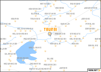 map of Taurai