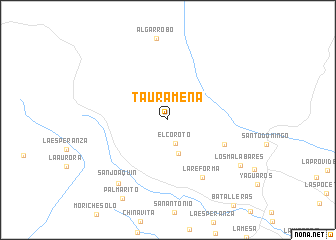 map of Tauramena