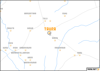 map of Taura