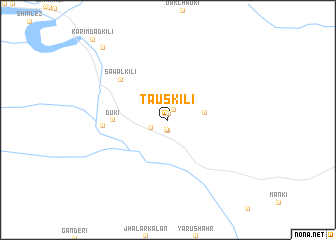 map of Tāūs Kili