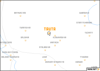 map of Tauta