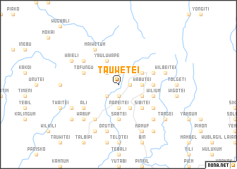 map of Tauwetei