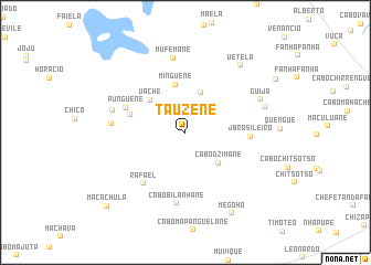map of Tauzene