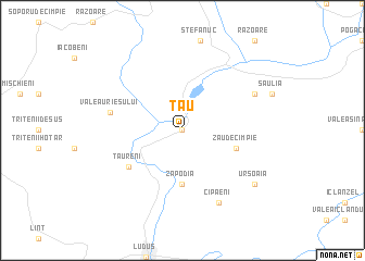 map of Tău
