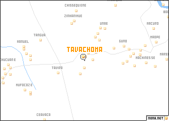 map of Tavachoma