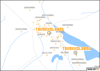 map of Tavakkolābād