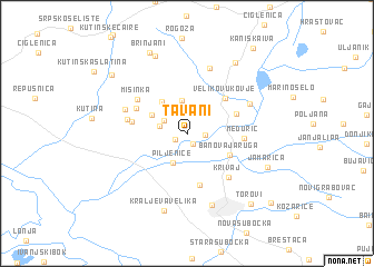 map of Tavani