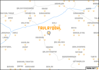 map of Ţavlay Qowl