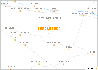 map of Tavolozhka