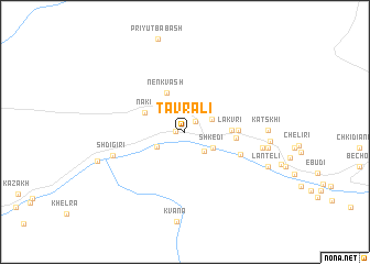 map of Tavrali
